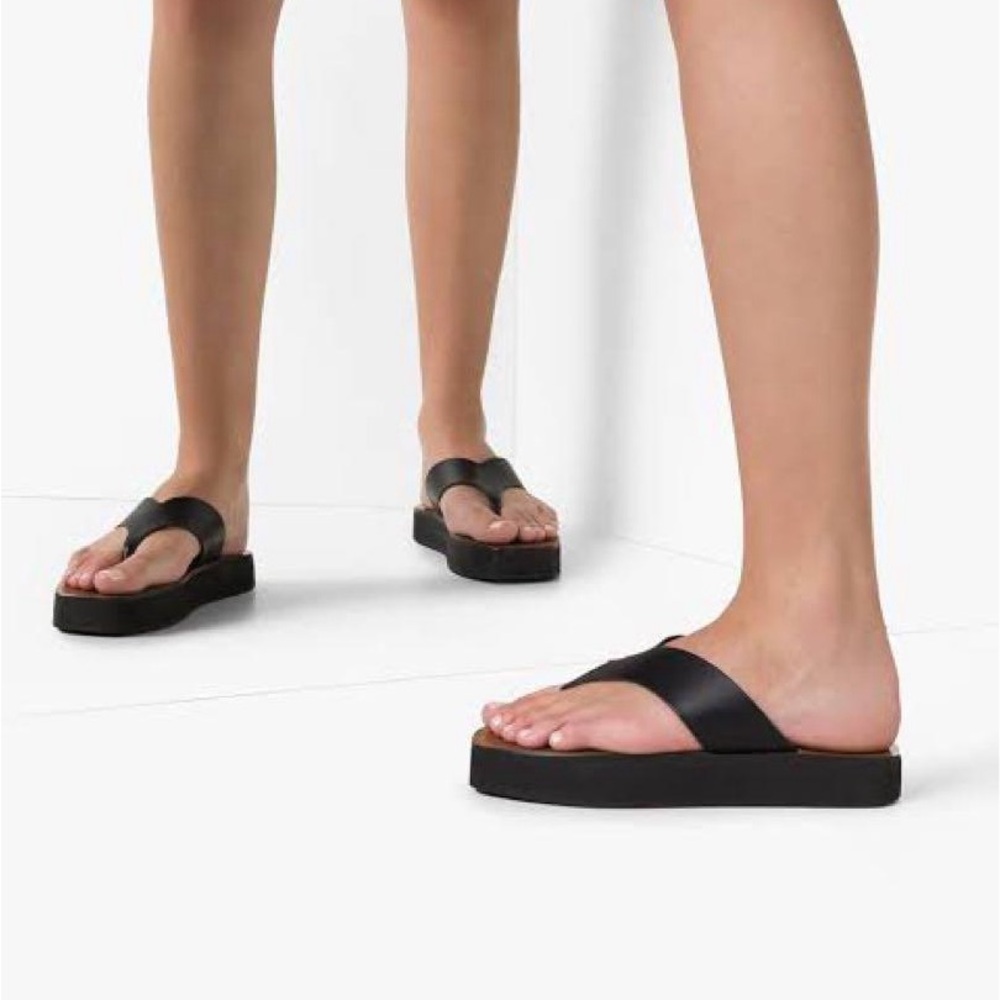 Black Women's platform sandals | ATP Size 38